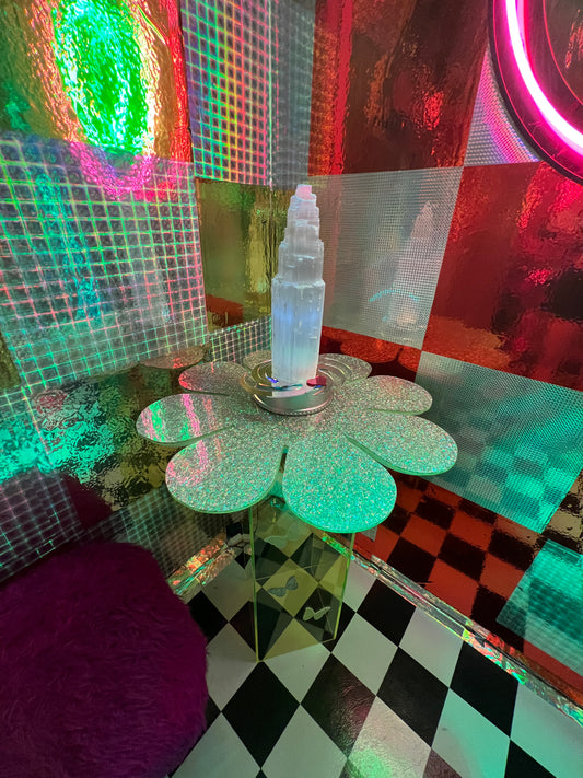Neon Flower power table