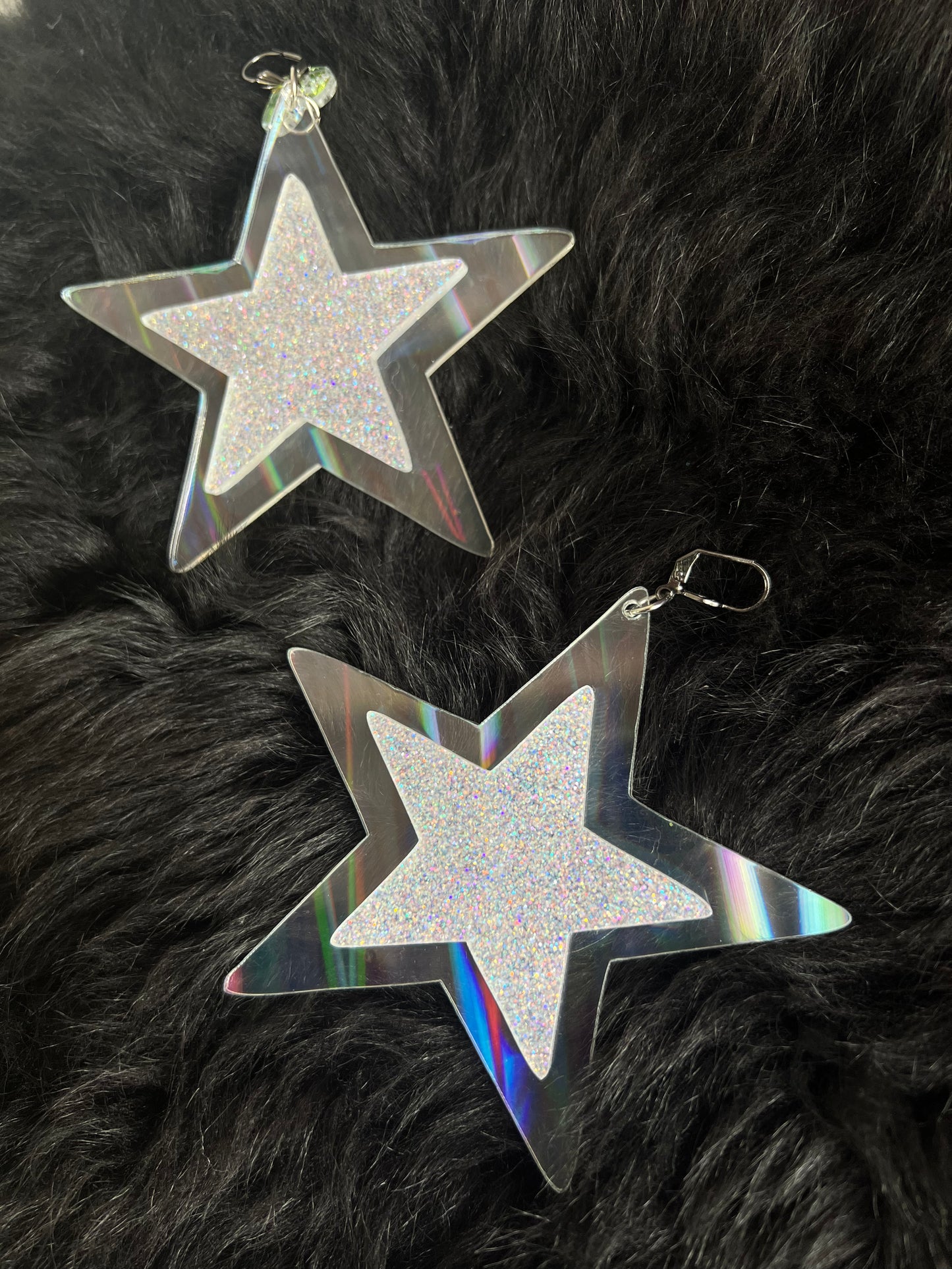 Rainbow star Earrings